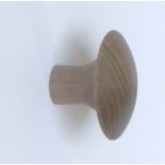 Knob style J 44mm walnut sanded wooden knob